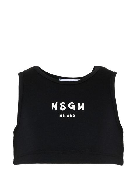Top crop con logo MSGM KIDS | S6MSJGTO011110